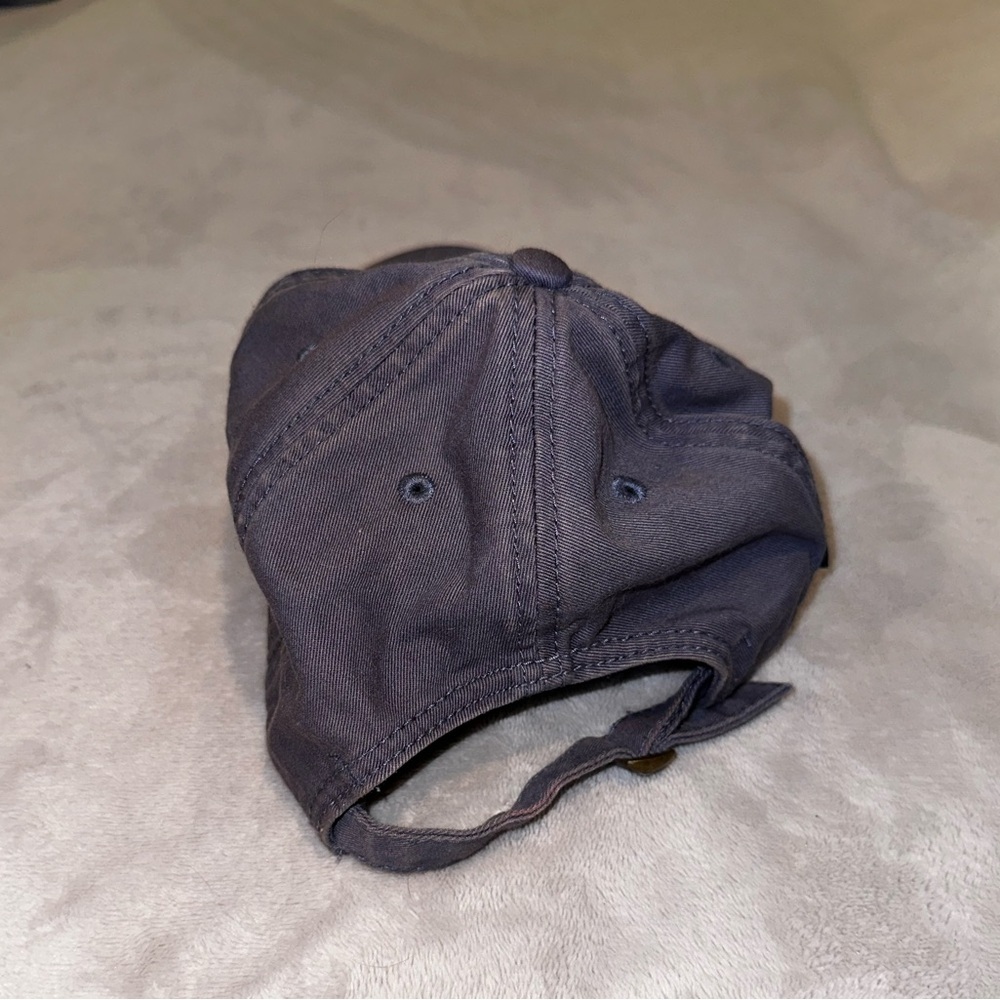 Navy Norwich Baseball Cap with American Flag - Adjustable Strap - Picture 4 of 6